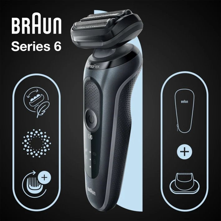 EAN 4210201432982 - Braun Series 6 61-N1200s Máquina de afeitar de láminas Recortadora Negro imagen 4