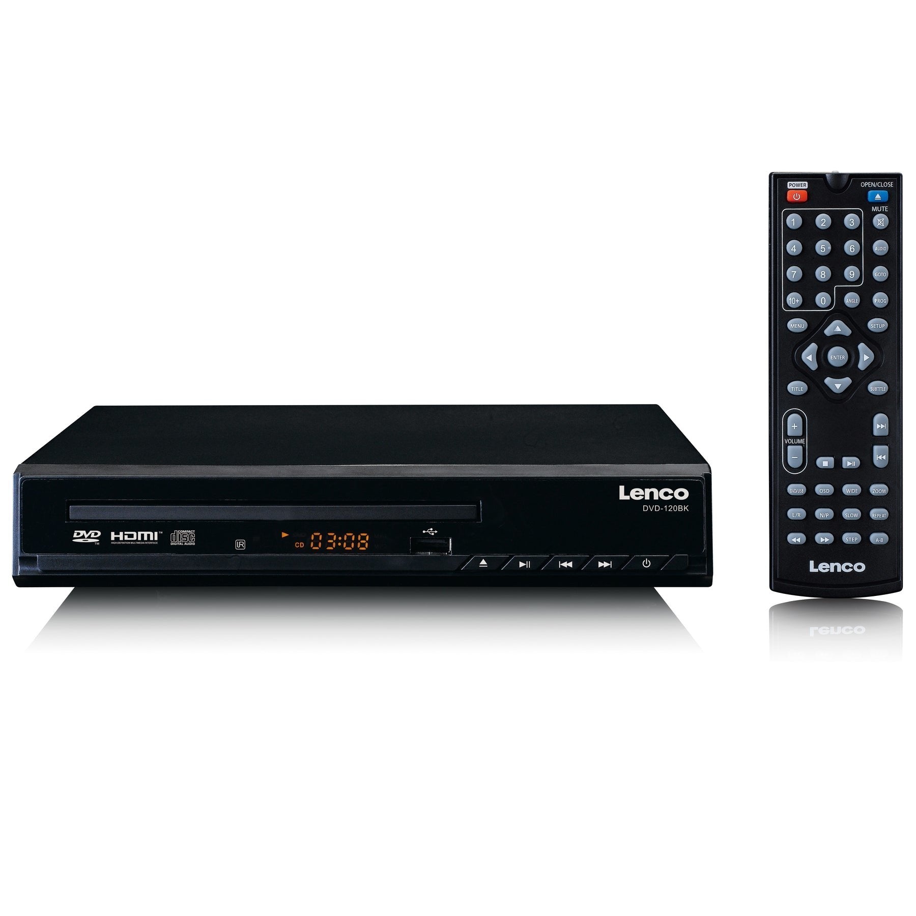 Lenco Dvd-120 Dvd-Player Hdmi/Usb Schwarz