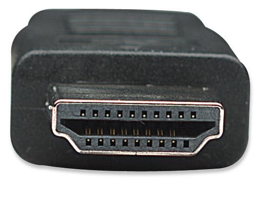 EAN 0766623322782 - Manhattan 322782 adaptador de cable de vídeo 1 m HDMI tipo A (Estándar) DVI-D Negro imagen 3