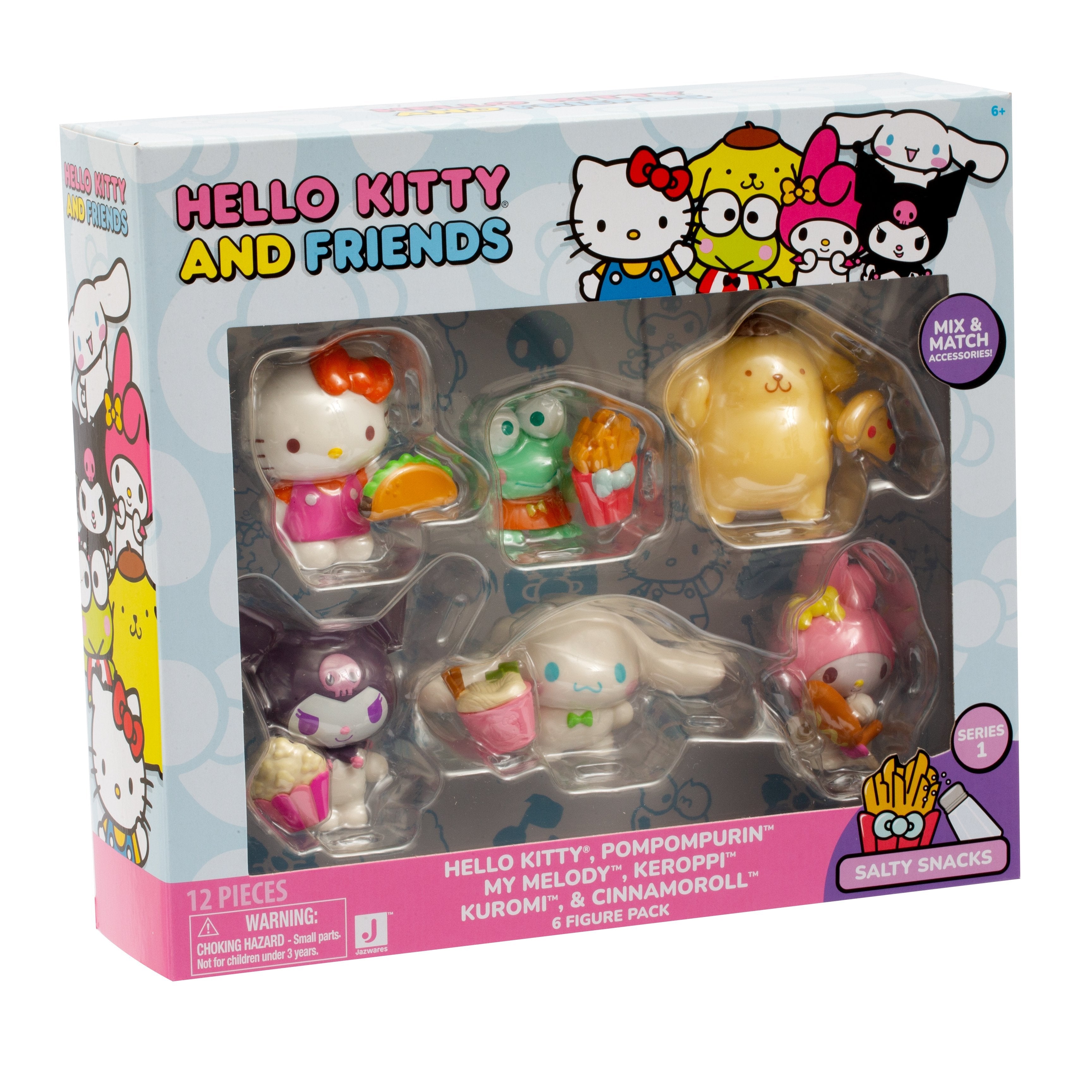 Blister 6 Figuras Hello Kitty 5cm