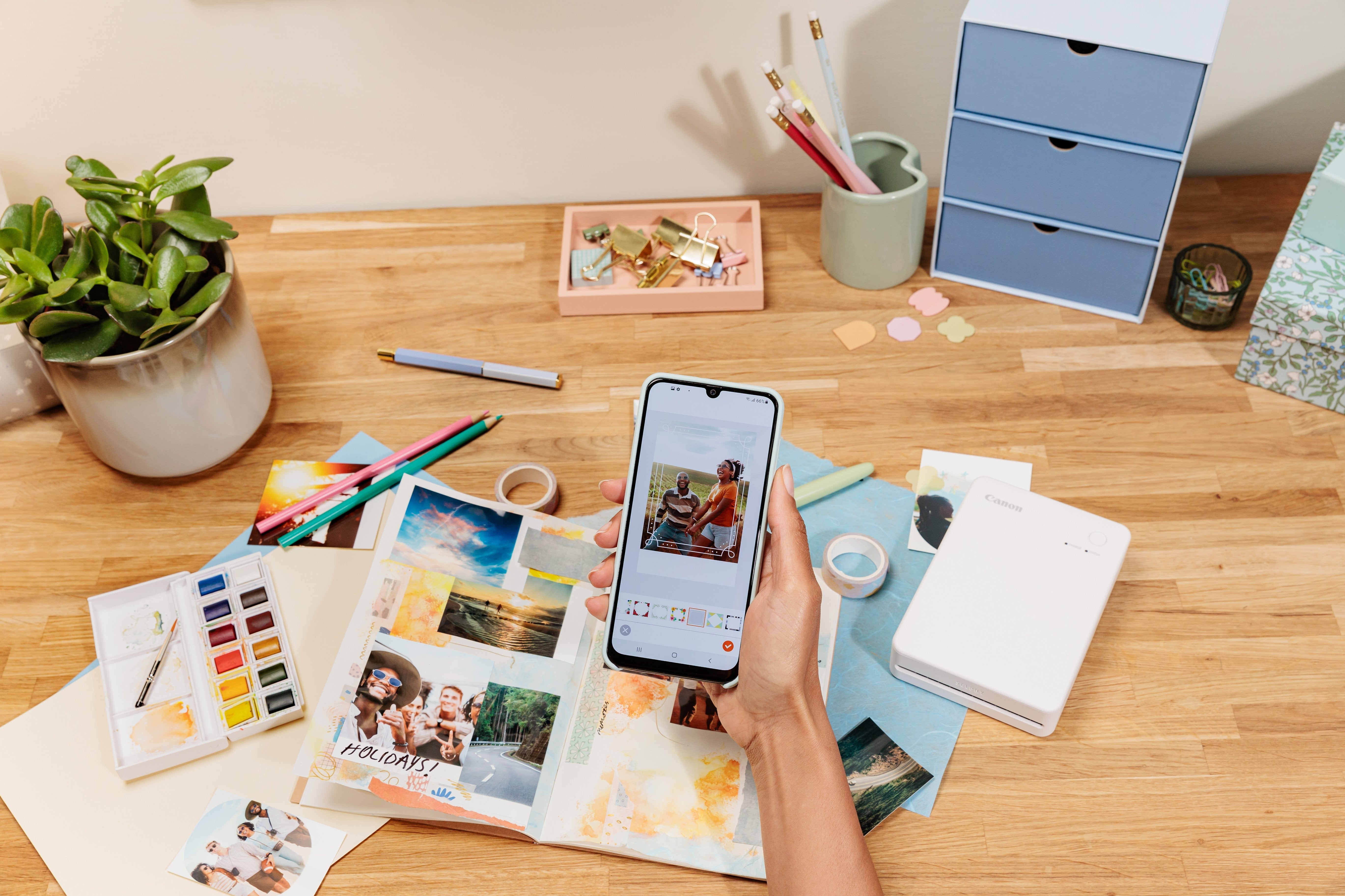 Impresora Selphy Qx20 Czerwien Terracotta 6754c001