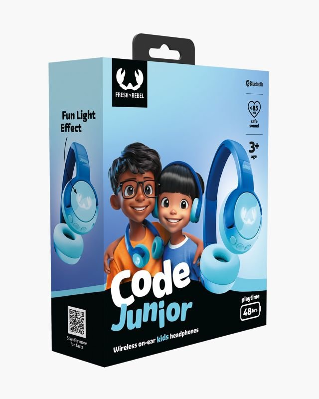 Auriculares Fresh'N Rebel Code Junior Inalambrico Wavy Water