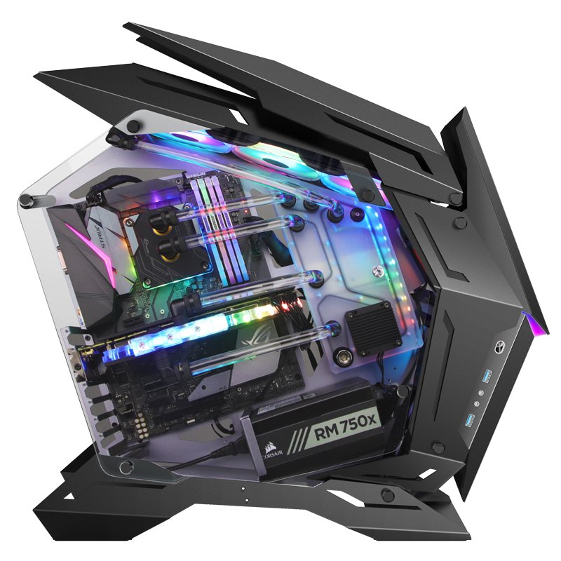 Jonsbo Mod3 Big-Tower Showcase, Temperojo Glass - Negro