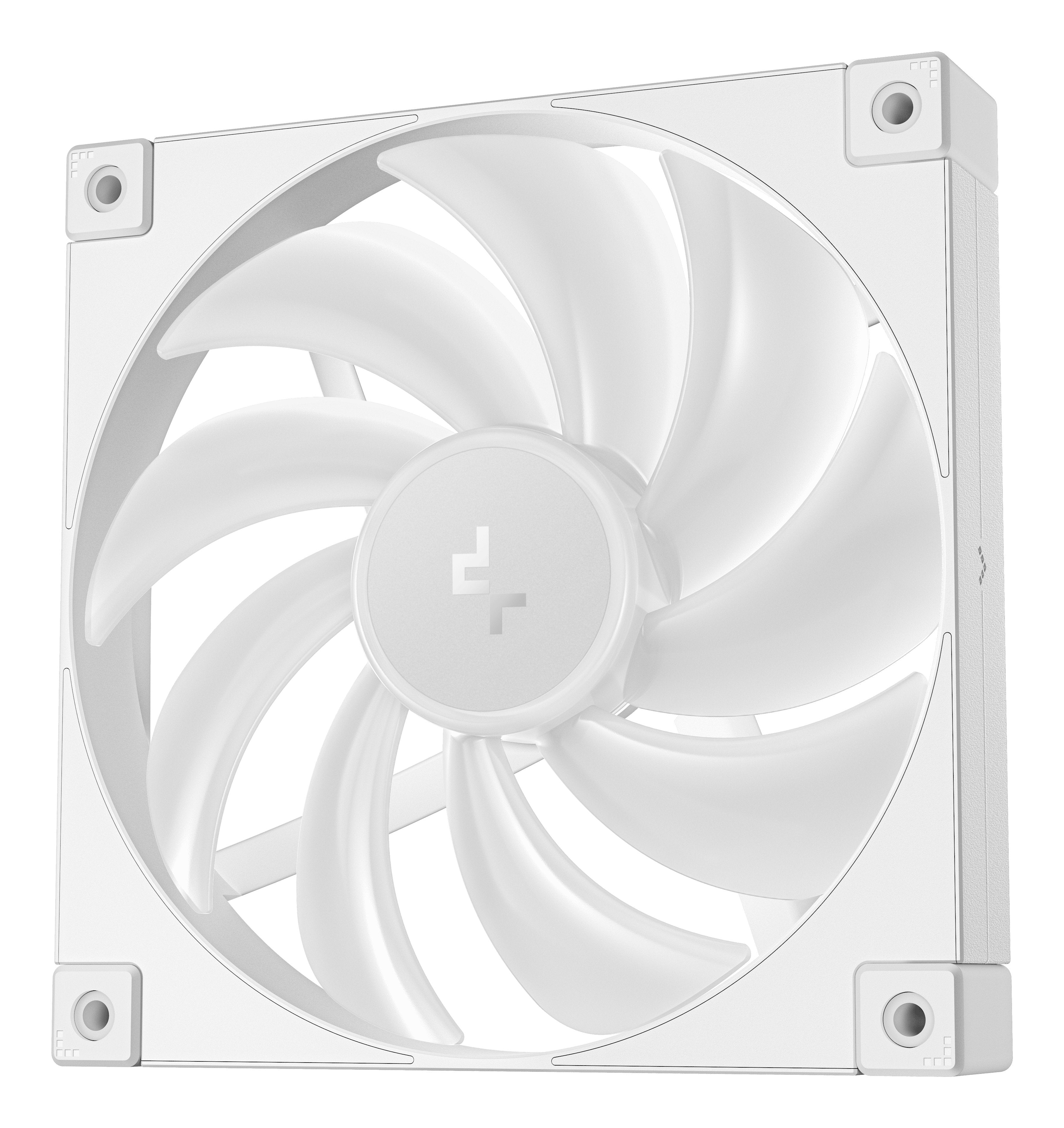 Ventilador Pc Deepcool Fd14 Argb Wh 140x140x25 Paquete De 3, 140 Mm R-Fd14-Whapn3-G