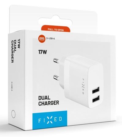 Cargador Fixed Usb 17w, Biala
