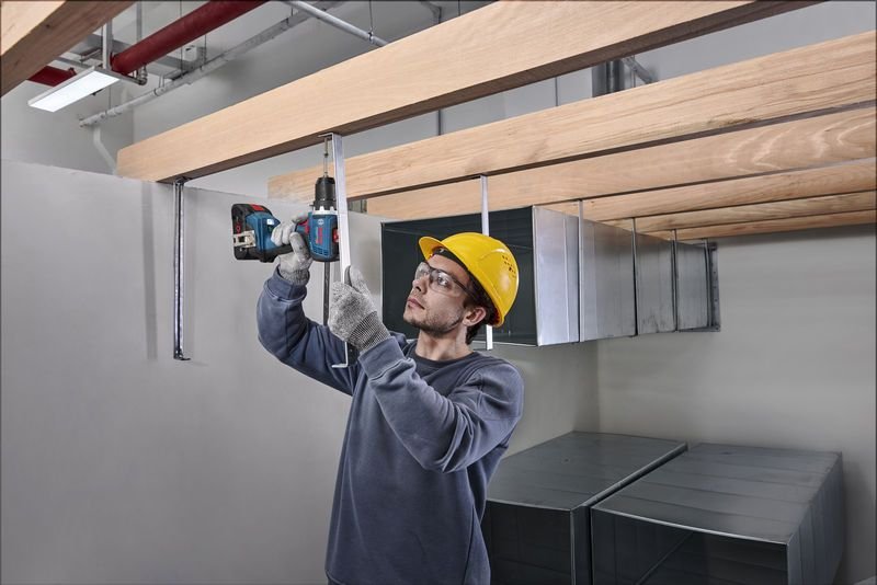 Bosch Professional Taladro Atornillador A Batería Gsr 18v-65 Professional Solo, 18 Voltios Azul, Sin Batería Ni Cargador, En L-Boxx 06019n3201