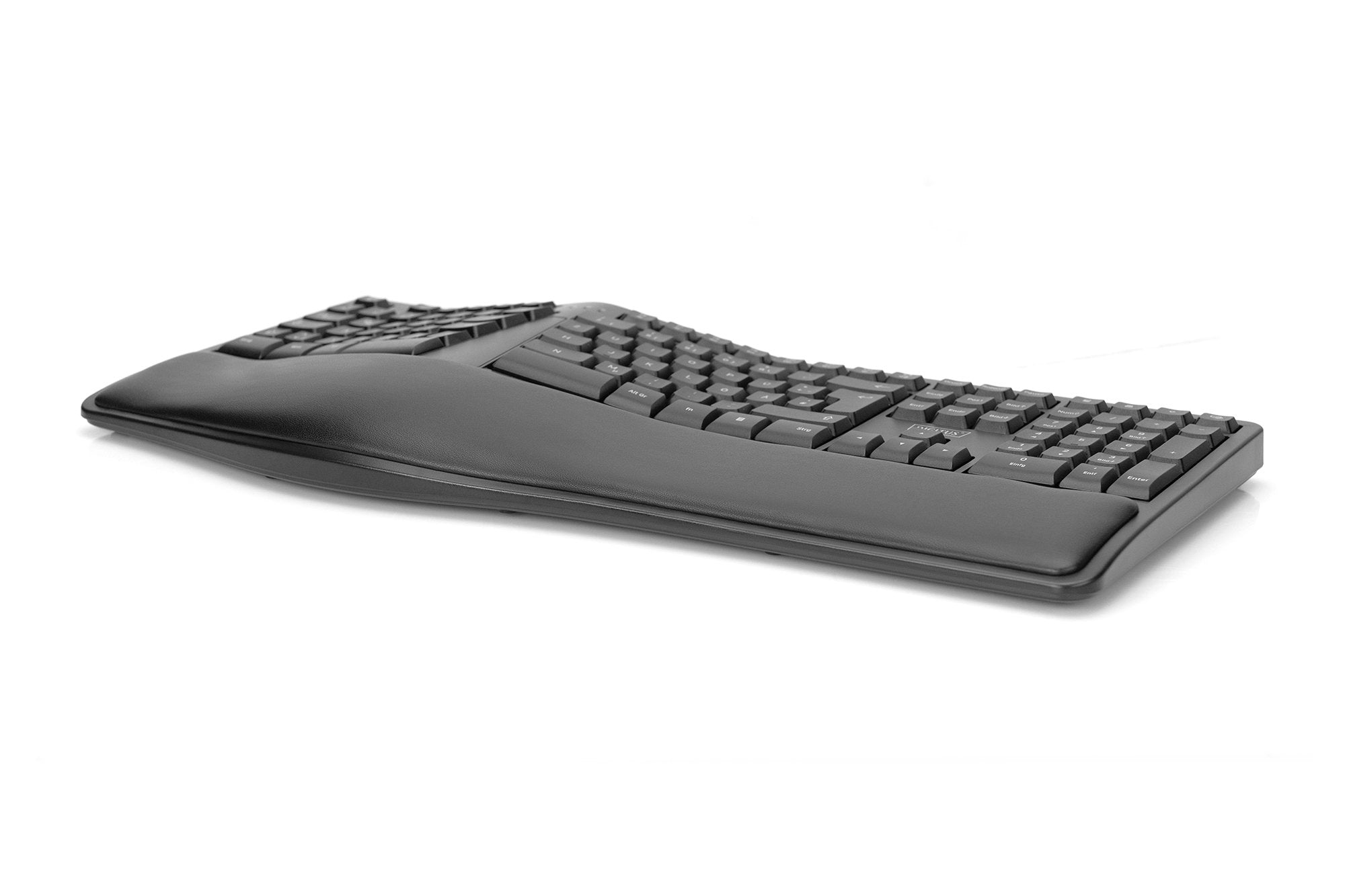 Digitus Teclado Aleman Ergonómico, Sin Cable, 2,4 Ghz
