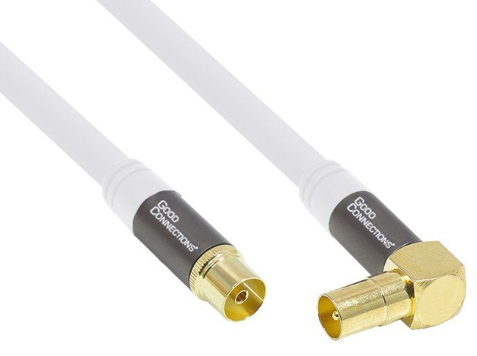 Good Connections Tv Antennencable Smartflex Gew Weiss 1m
