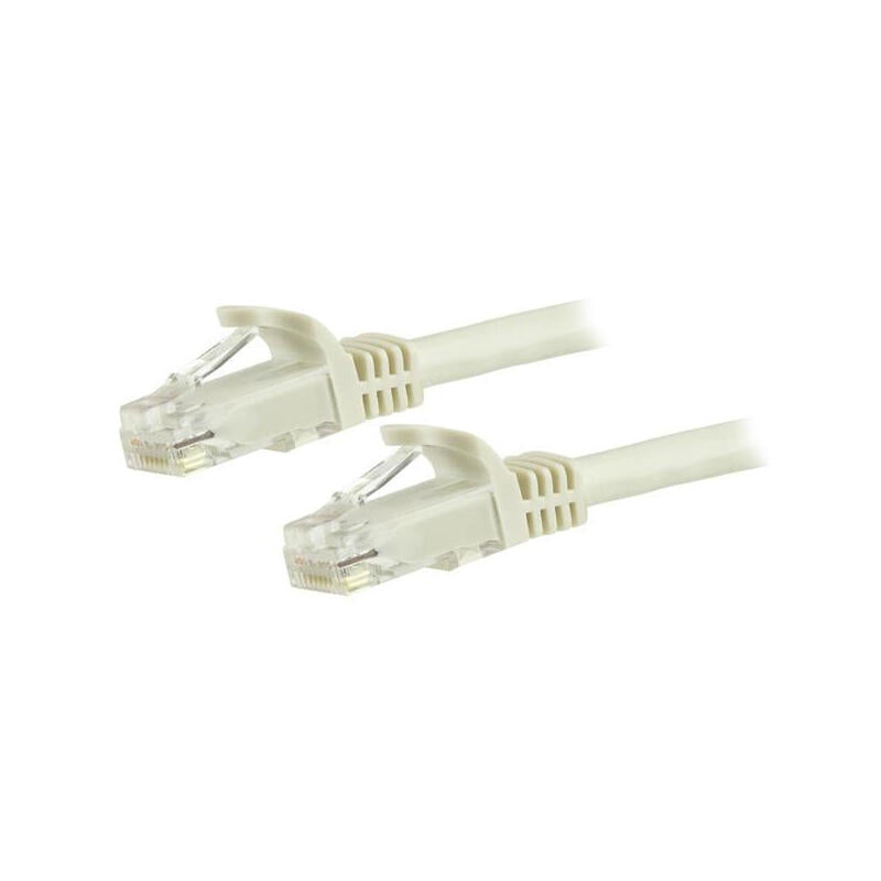 1.5 M Cat6 Cable White Cabl Snagless - 24 Awg Copper Wire
