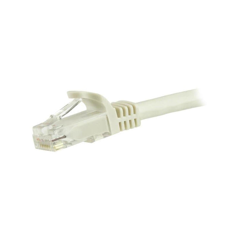 1.5 M Cat6 Cable White Cabl Snagless - 24 Awg Copper Wire
