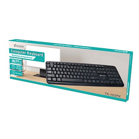 Vakoss Tk-103pk Teclado Usb Negro