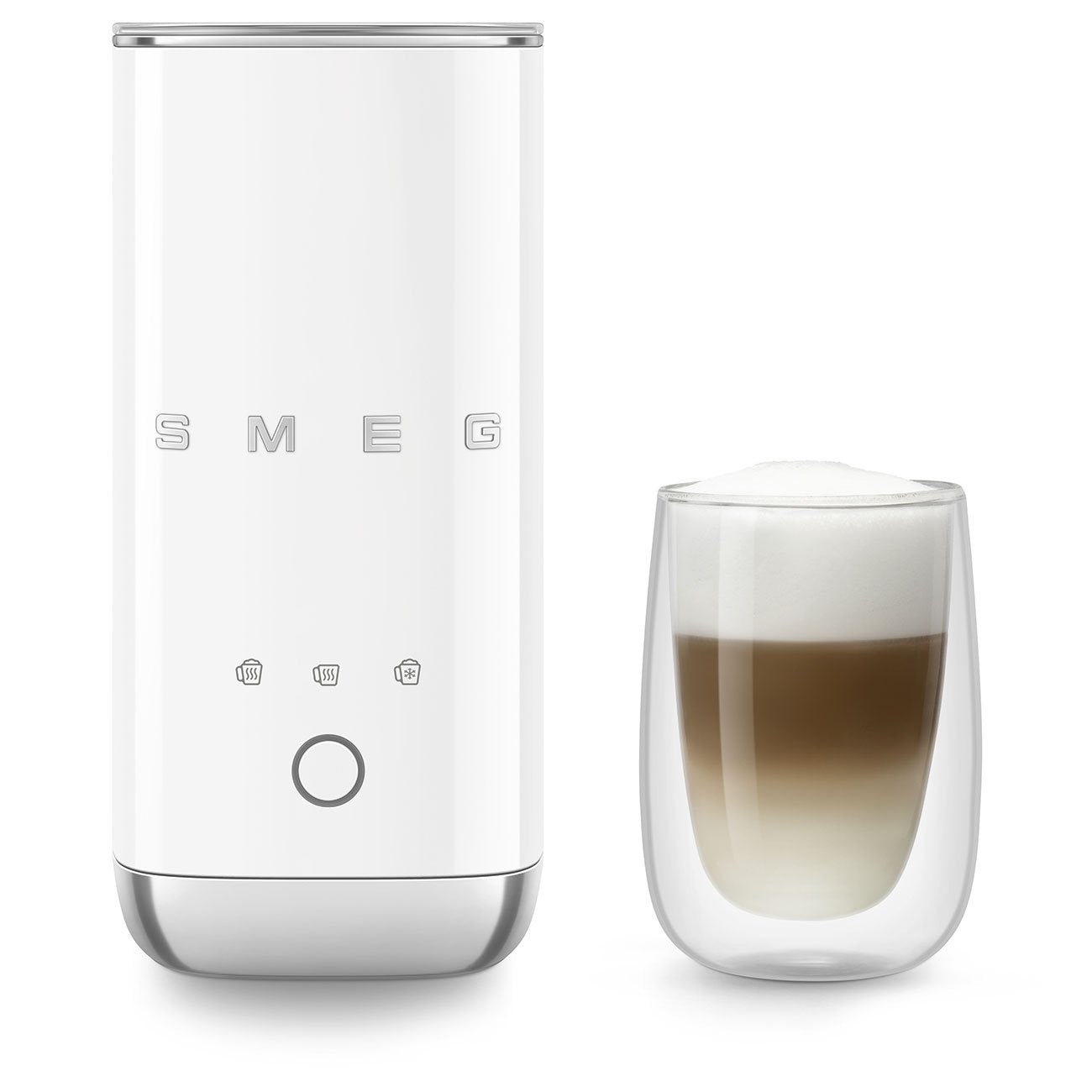 EAN 8017709353148 - Smeg MFF02WHEU espumador o calentador de leche Calentador/espumador de leche automático Blanco imagen 18