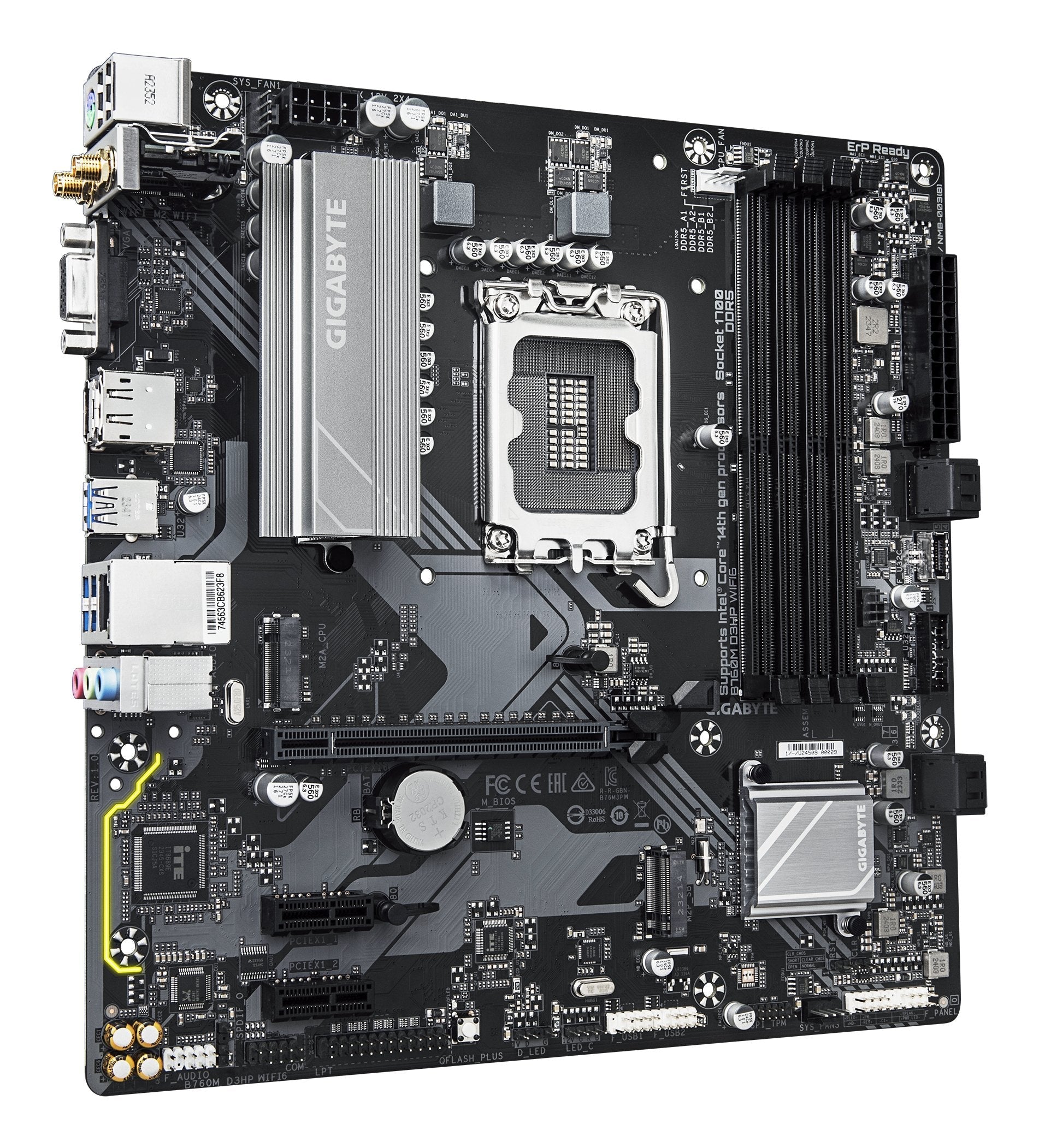 EAN 4719331867638 - GIGABYTE B760M D3HP WIFI6 placa base Intel B760 Express LGA 1700 micro ATX imagen 3