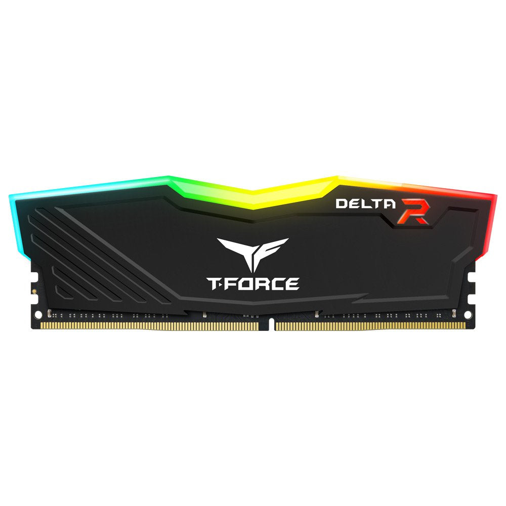 Memoria Kit Ddr4 16gb(2x8gb)Pc4-25600 3200mhz Teamgroup Delta Rgb Negro Bulk C16