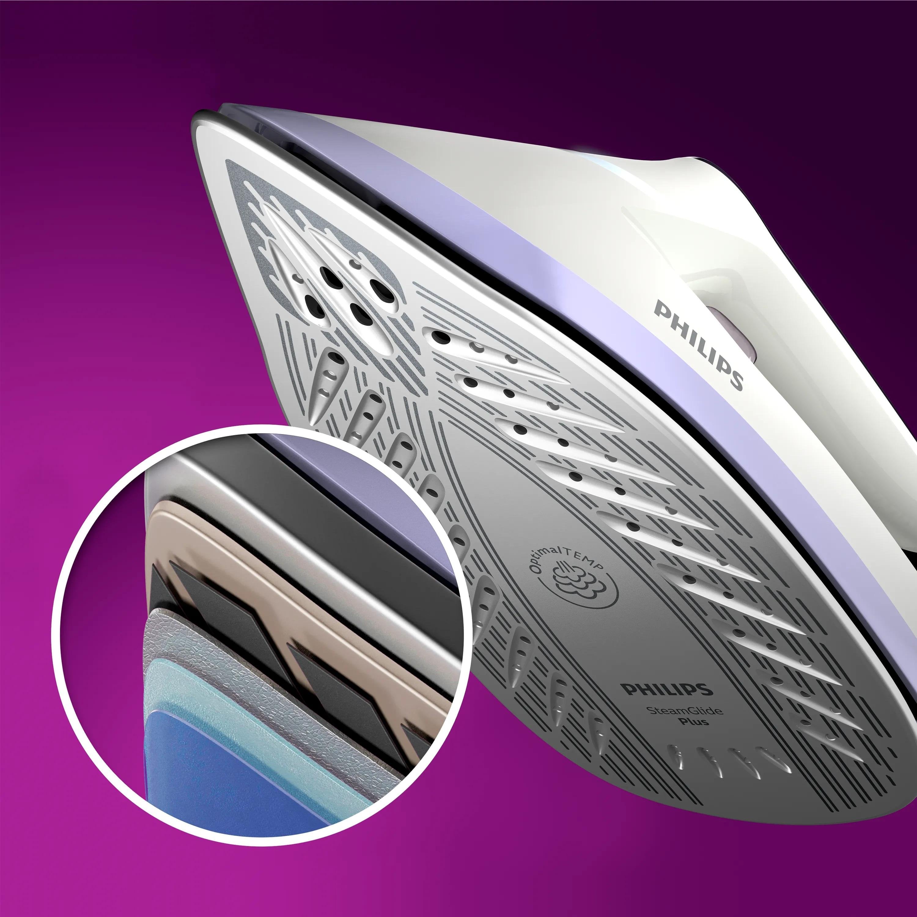 EAN 8720389015298 - Philips PSG6024/30 estación plancha al vapor 2400 W 1,8 L Suela SteamGlide Plus Púrpura imagen 7