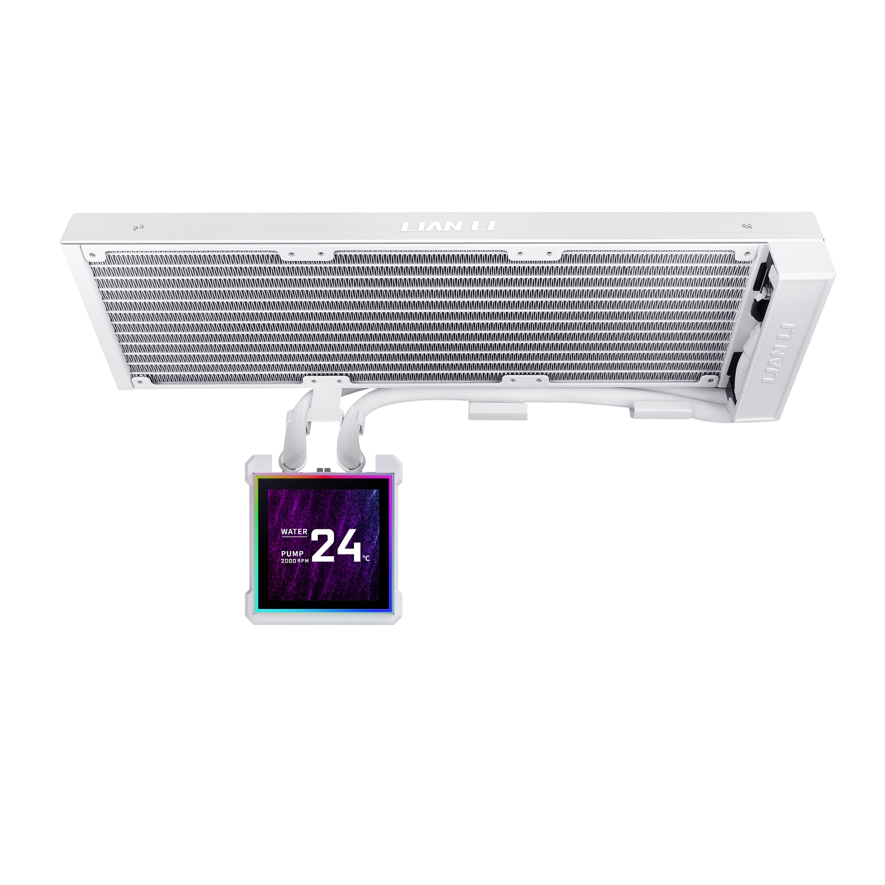 K Lian Li Hydroshift Ii Lcd-S 360n Blanco Aio-Refrigeración Líquida
