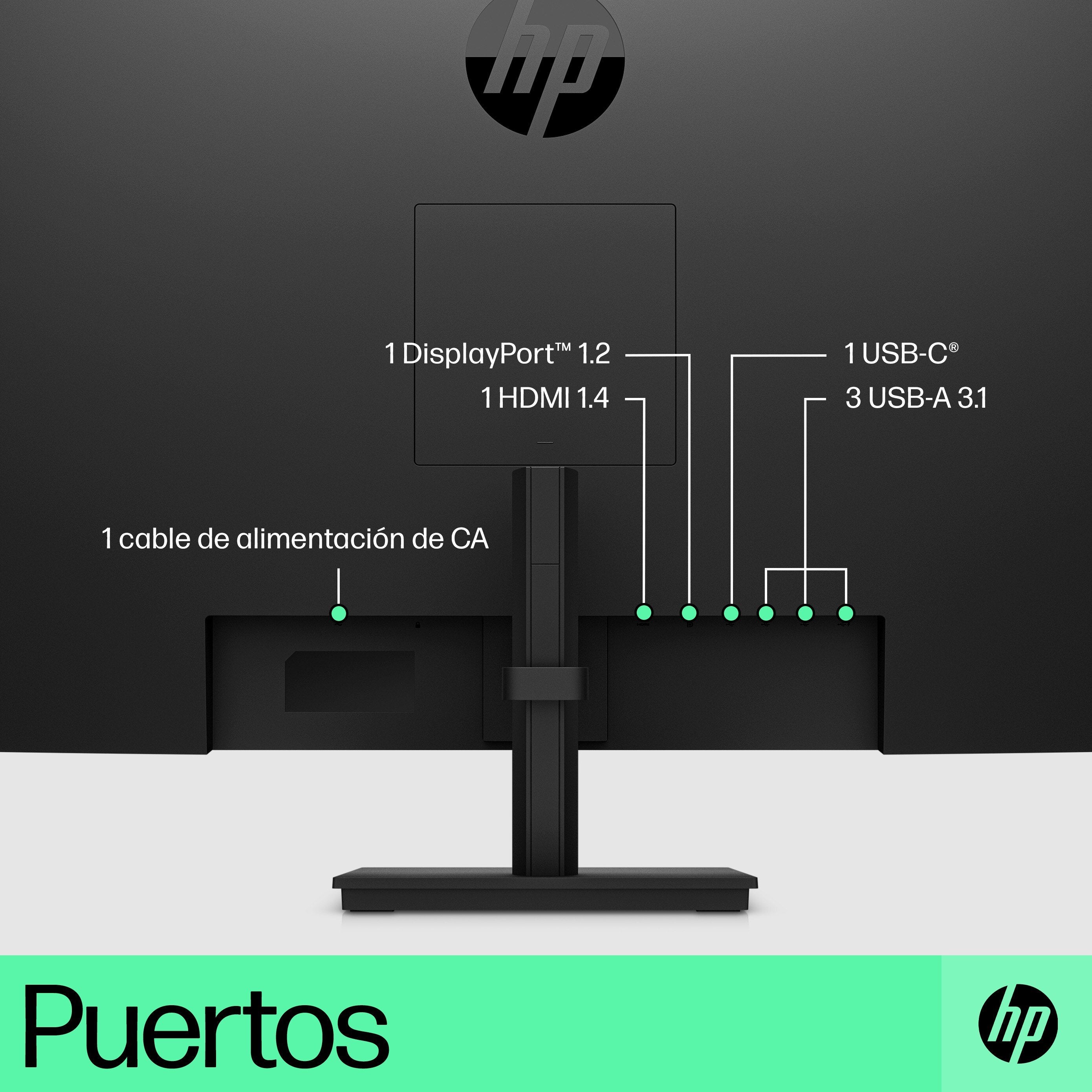 EAN 196548135516 - HP P32u G5 QHD USB-C Monitor pantalla para PC 80 cm (31.5") 2560 x 1440 Pixeles Quad HD LCD Negro imagen 11