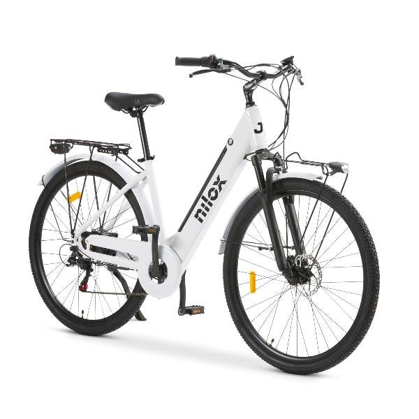 Nilox Nxebj7wh Bicicleta Eléctrica Blanco Aluminio 71,1 Cm (28") 27,5 Kg Litio Nxebj7wh