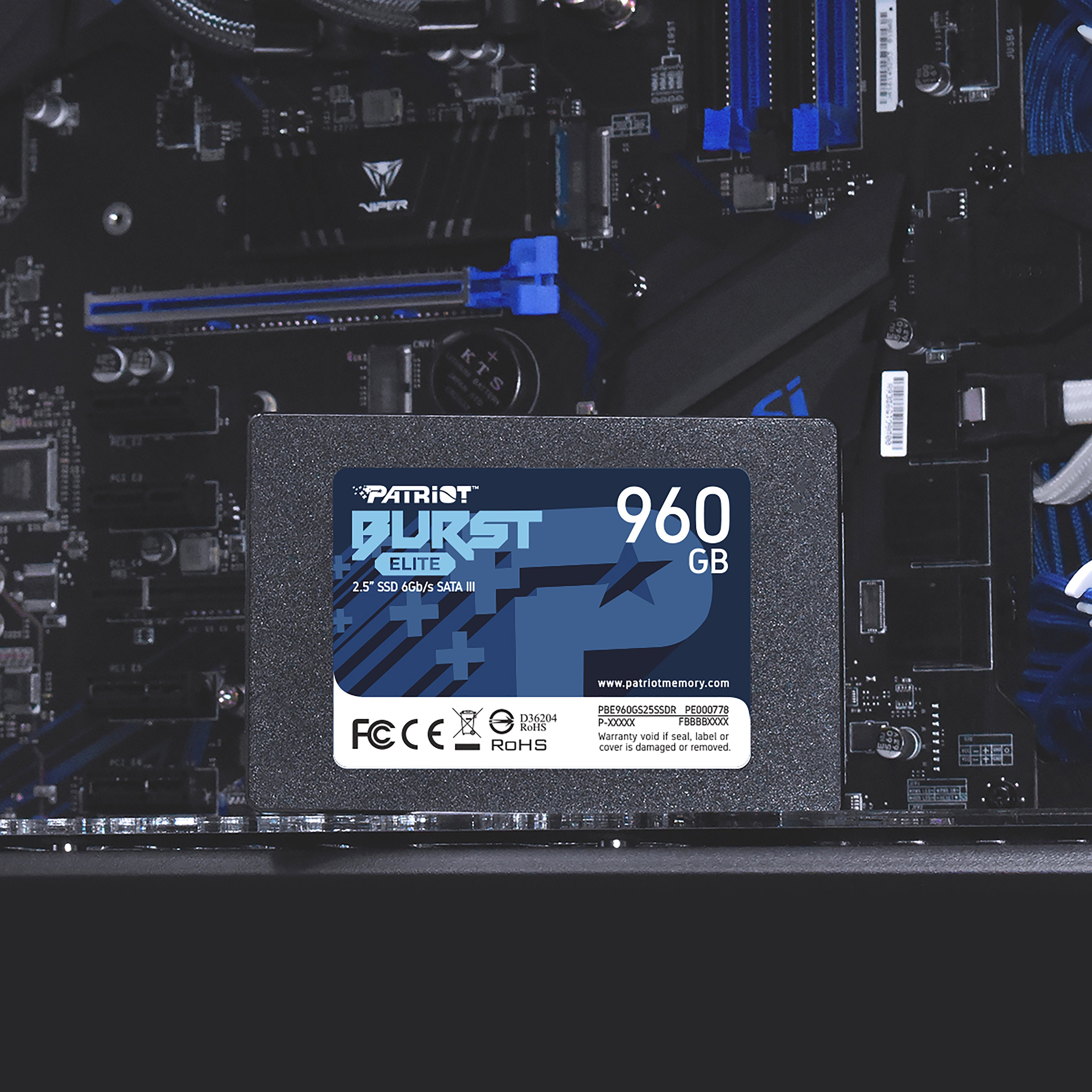 EAN 0814914027769 - Patriot Memory Burst Elite 960 GB 2.5" Serial ATA III imagen 4