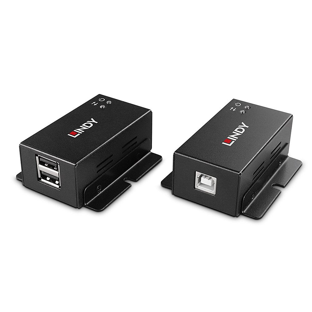EAN 4002888433860 - Lindy 43386 ampliador de red Transmisor y receptor de red Negro imagen 2