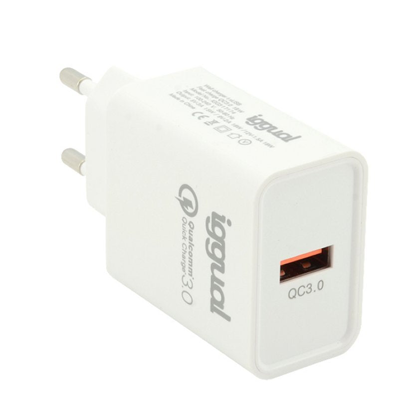 EAN 8435364317174 - iggual IGG317174 cargador de dispositivo móvil Universal Blanco USB Interior imagen 2