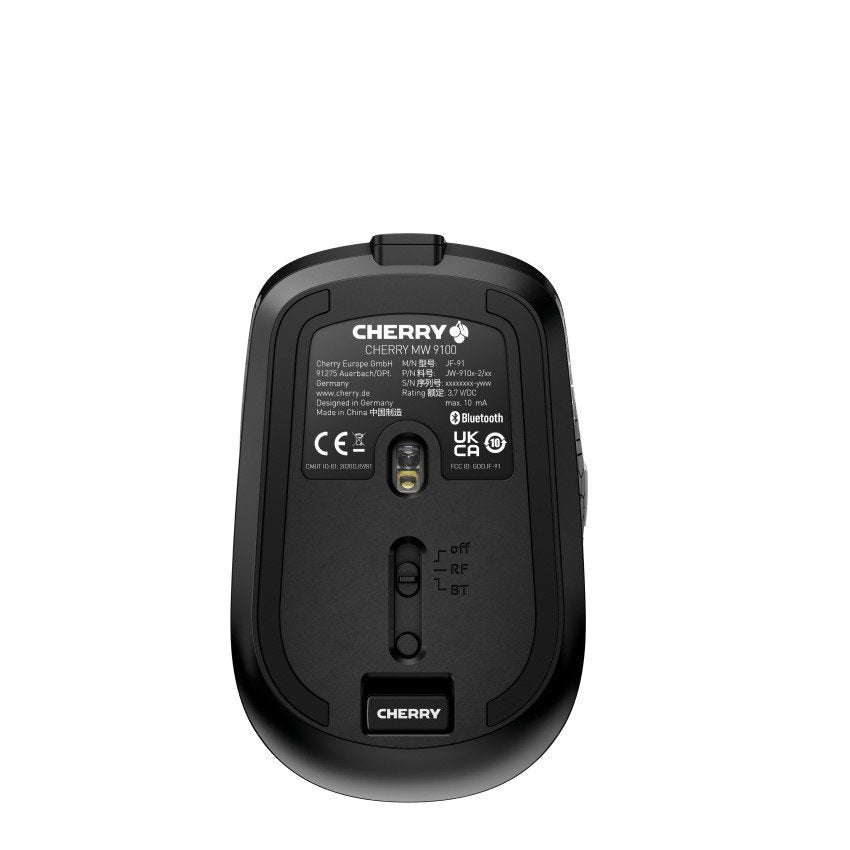 EAN 4025112097256 - CHERRY MW 9100 ratón Oficina Ambidextro RF Wireless + Bluetooth 2400 DPI imagen 3