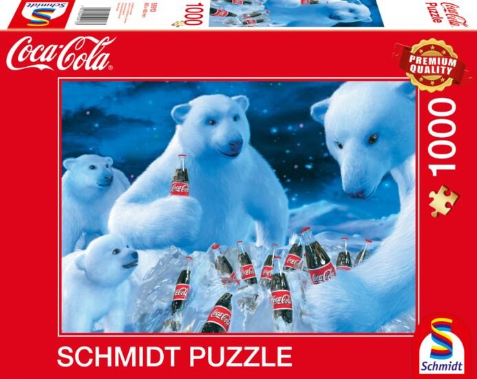 Schmidt Spiele Coca-Cola - Polarbären, Puzzle 59913