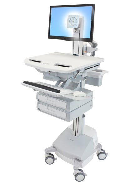 Ergotron Styleview Wagen Mit Lcd-Gelenk Sla-Antrieb 2 Schublade
