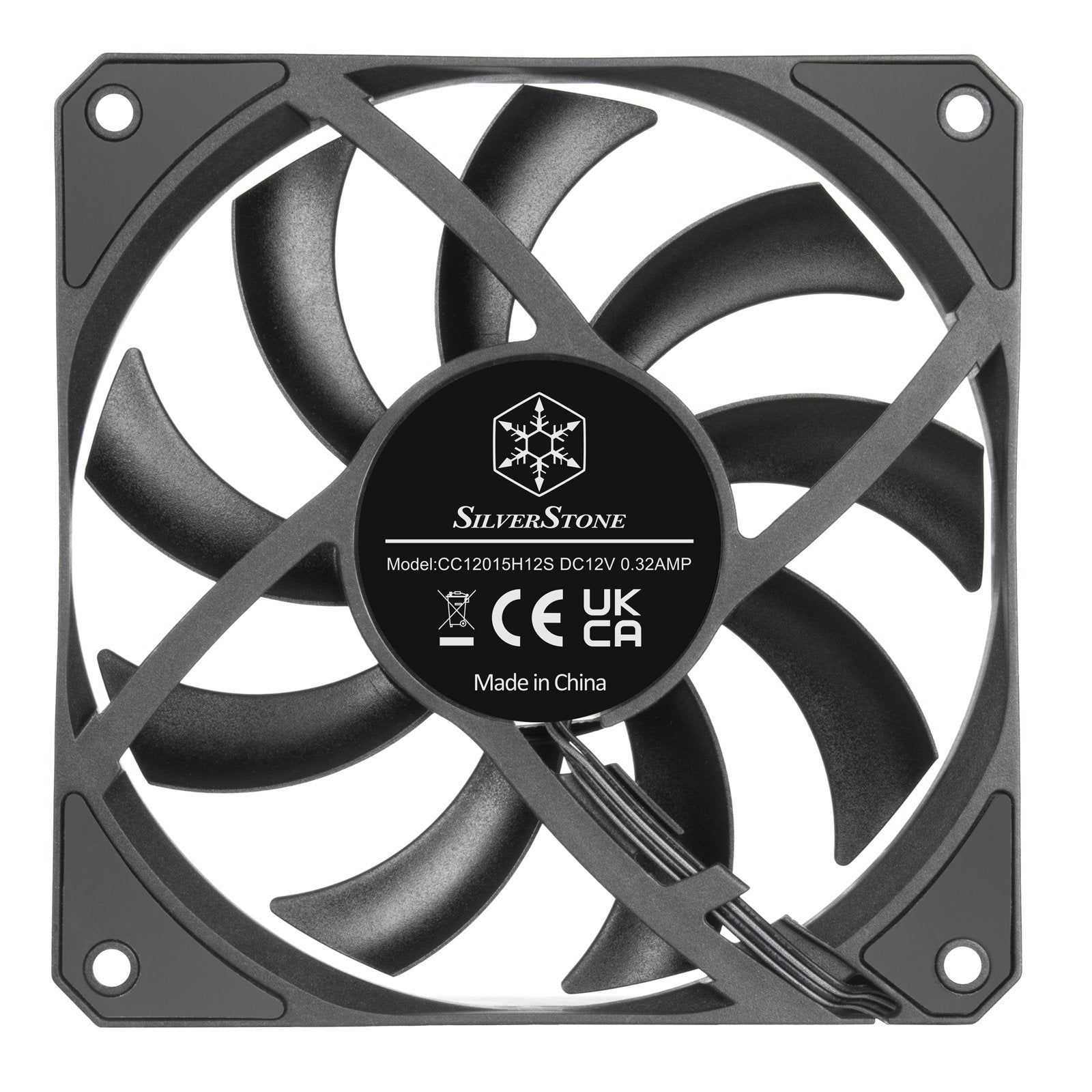 EAN 4710679812182 - Silverstone Air Slimmer 120 Carcasa del ordenador, Procesador Refrigerador de aire 12 cm Negro 1 pieza(s) imagen 6