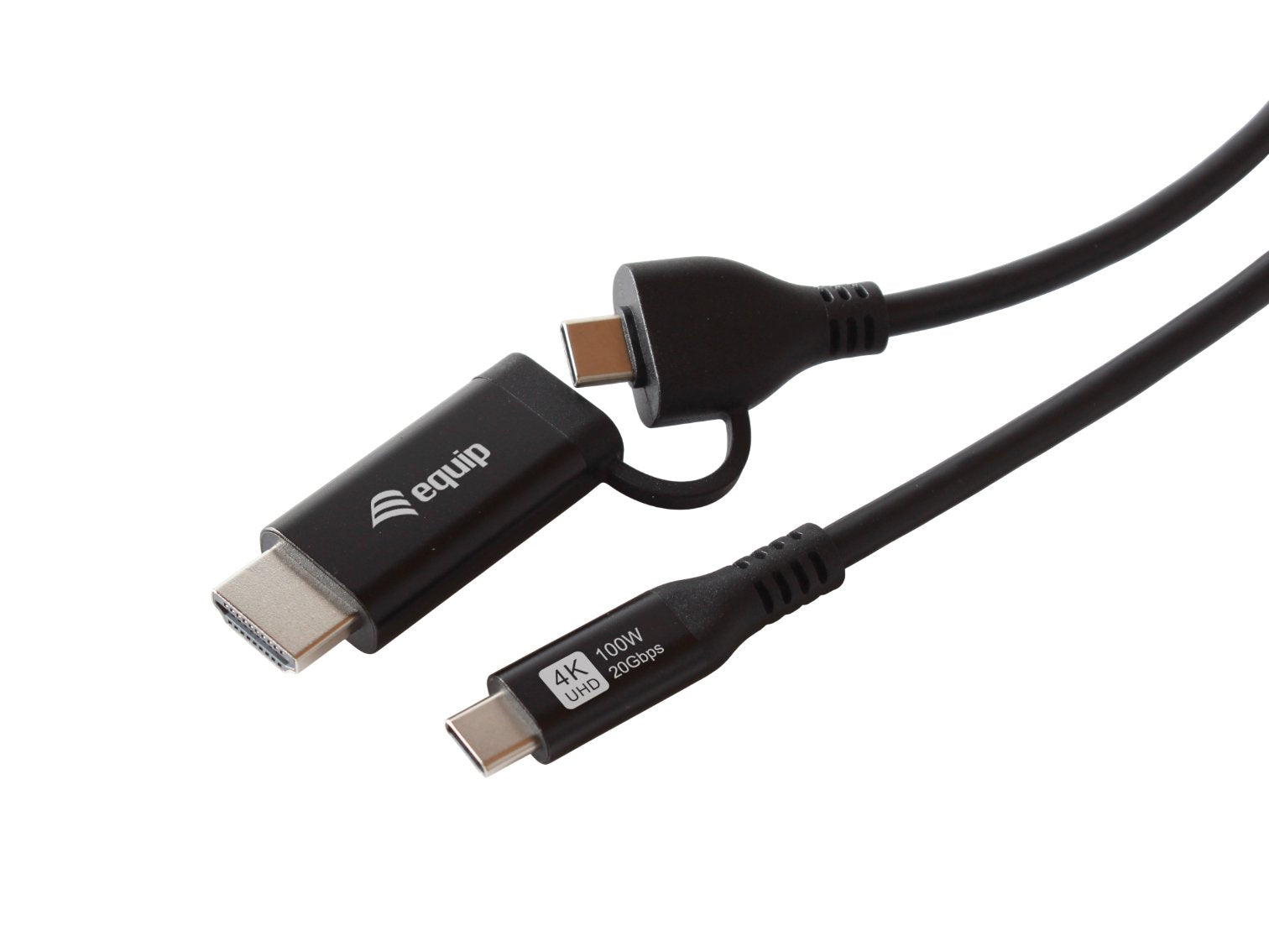 Equip Adaptador Usb-C->Usb-C+Hdmi Pd100w 4k 60hz 2.00m Alu.