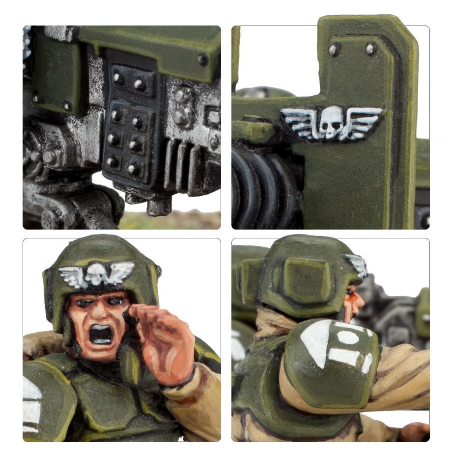 Warhammer 40k - Astra Militarum Cadian Heavy Weapon Squad (2023)
