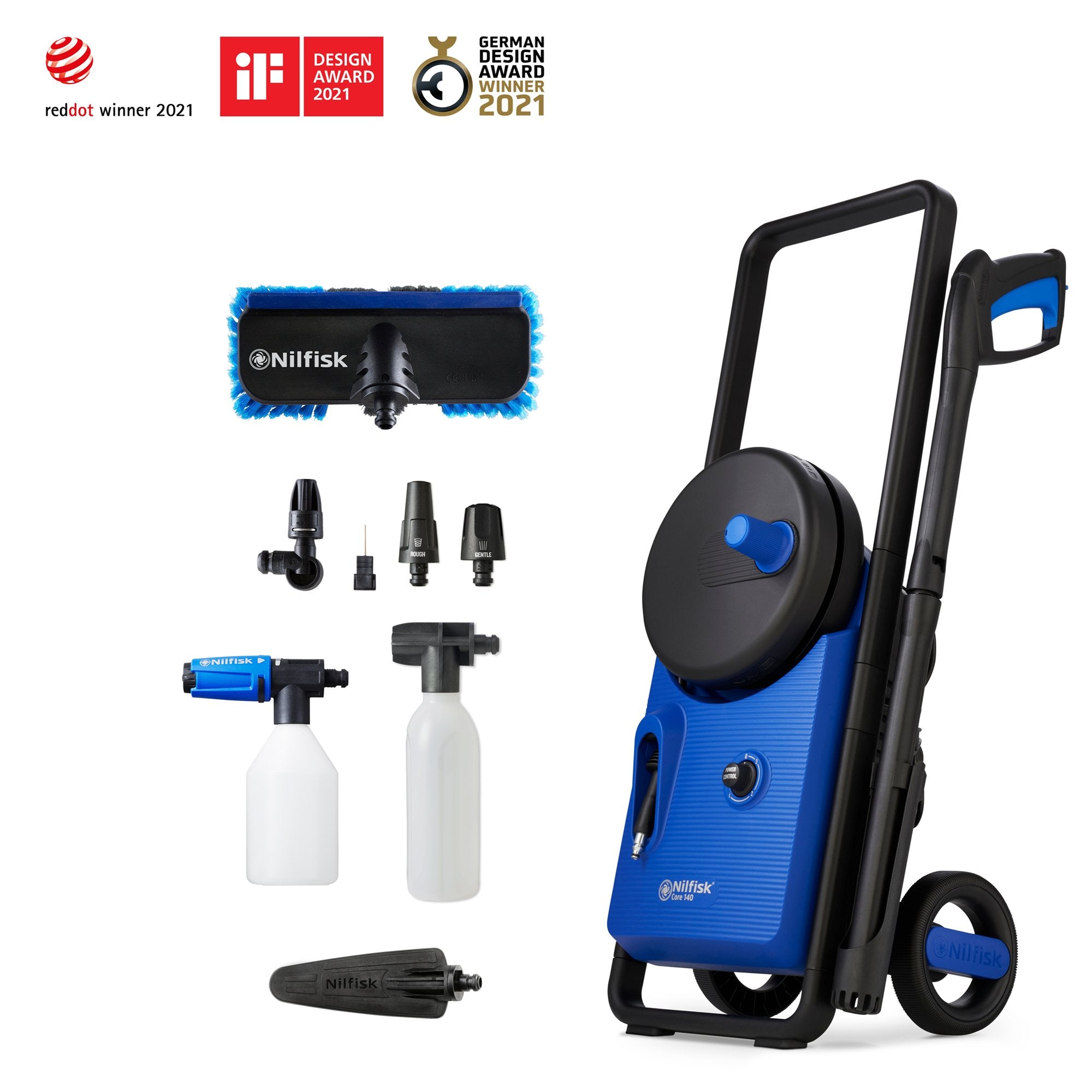 Nilfisk Core 140-6 Powercontrol - Lavado De Coches Eu Hidrolimpiadora Vertical Eléctrica 474 L/H 1800 W Azul