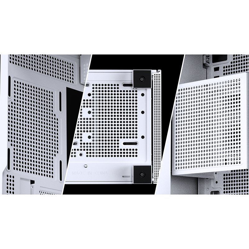 Jonsbo D41 Mesh Atx Carcasa, Tempered Glass - Blanco