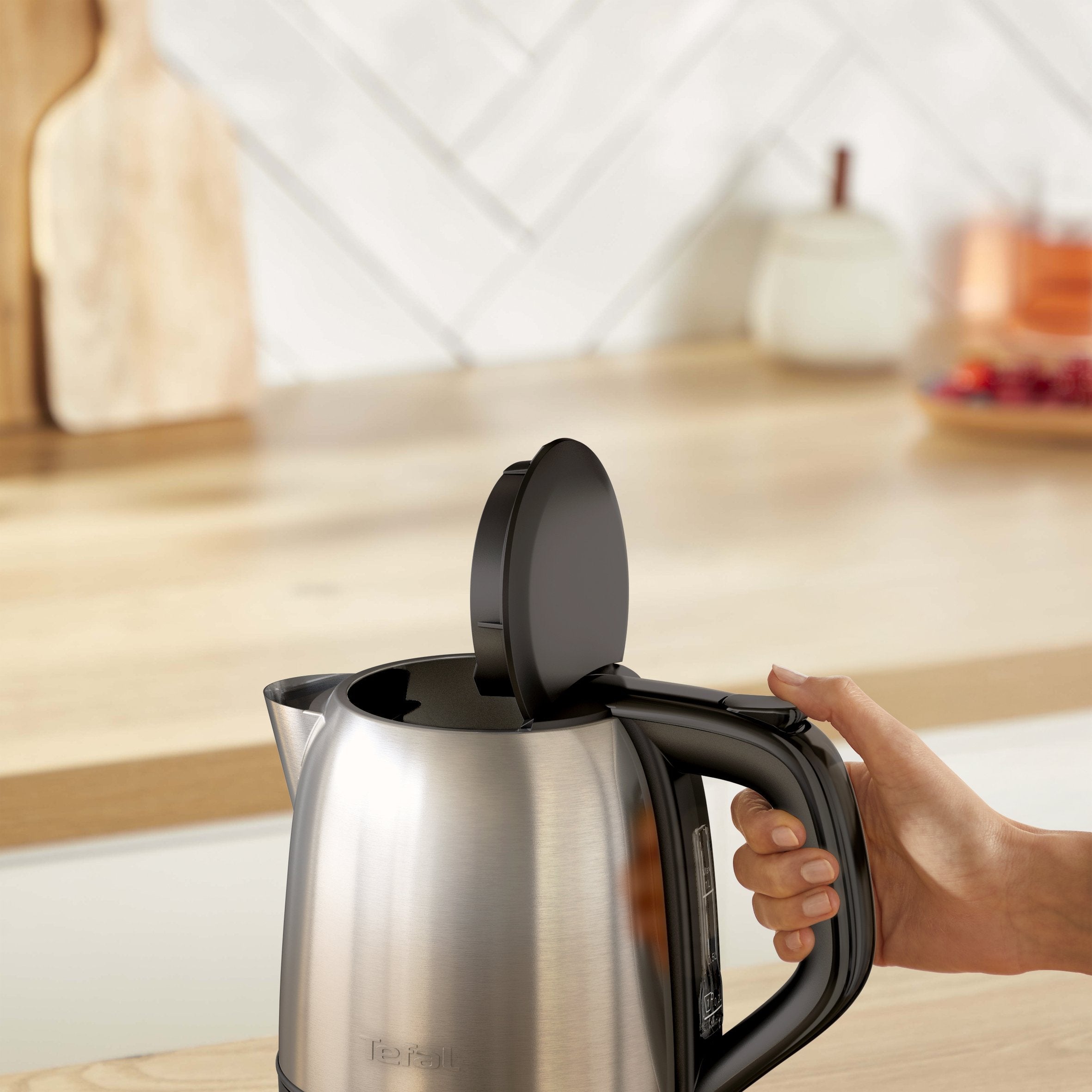 Tefal Ko5s2de Subito (Edelstahl/Negro, 2.400 Watt, 1 Liter) Ko5s2de
