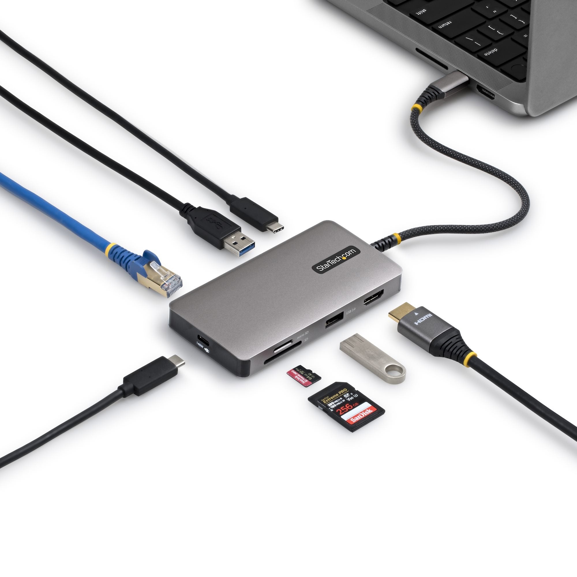 Adaptador Multipuertos Usb-C Cabl
