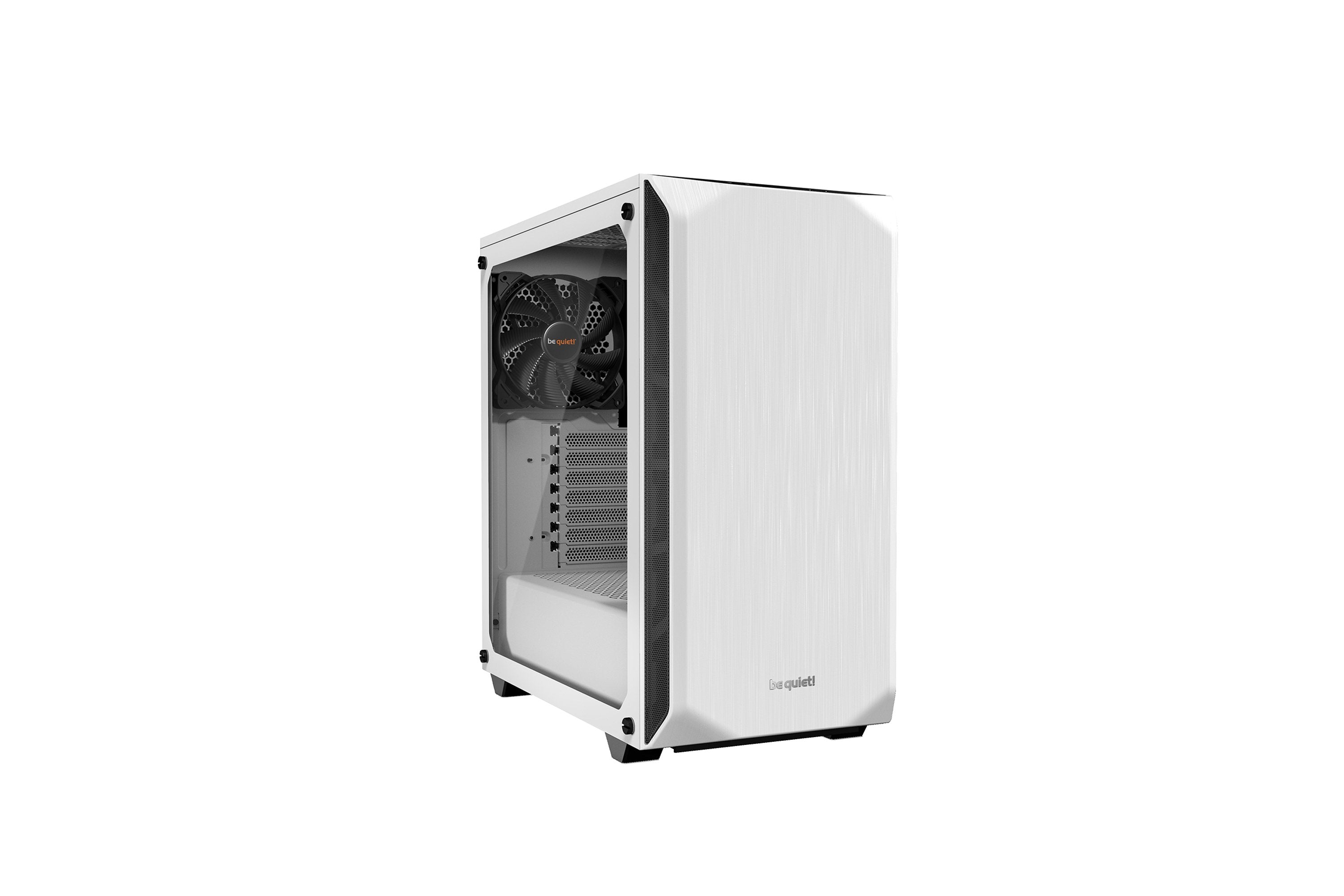 Caja Pc Be Quiet! Pure Base 500 Window White Insonorizada Incluye 2 Vent. 140mm