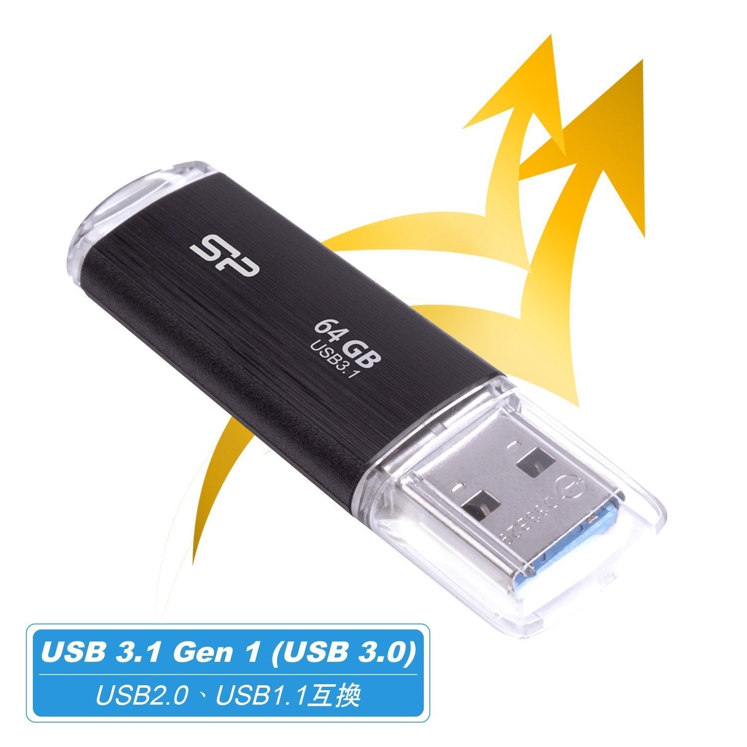 EAN 4712702646474 - Silicon Power Blaze B02 unidad flash USB 64 GB USB tipo A 3.2 Gen 1 (3.1 Gen 1) Negro imagen 3