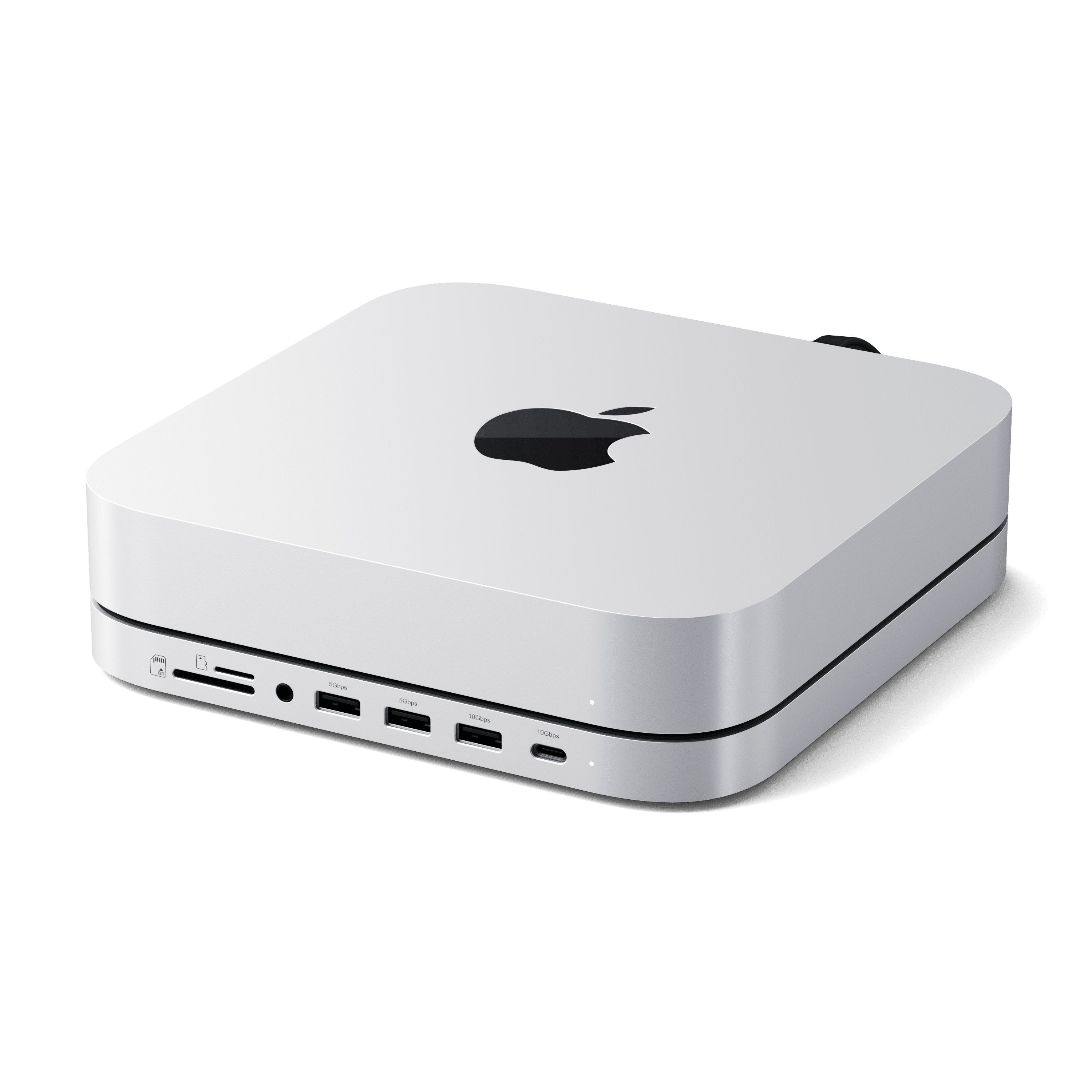 Satechi St-Gmmshs Base Para Portátil Y Replicador De Puertos Alámbrico Usb 3.2 Gen 2 (3.1 Gen 2) Type-C Blanco