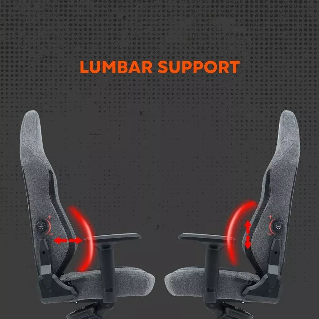 Canyon Gaming Chair Boulder Xlch01 King Size Grey