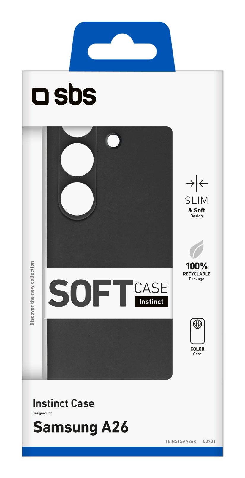 EAN 8018417500701 - SBS TEINSTSAA26B funda para teléfono móvil 16,8 cm (6.6") Negro imagen 2