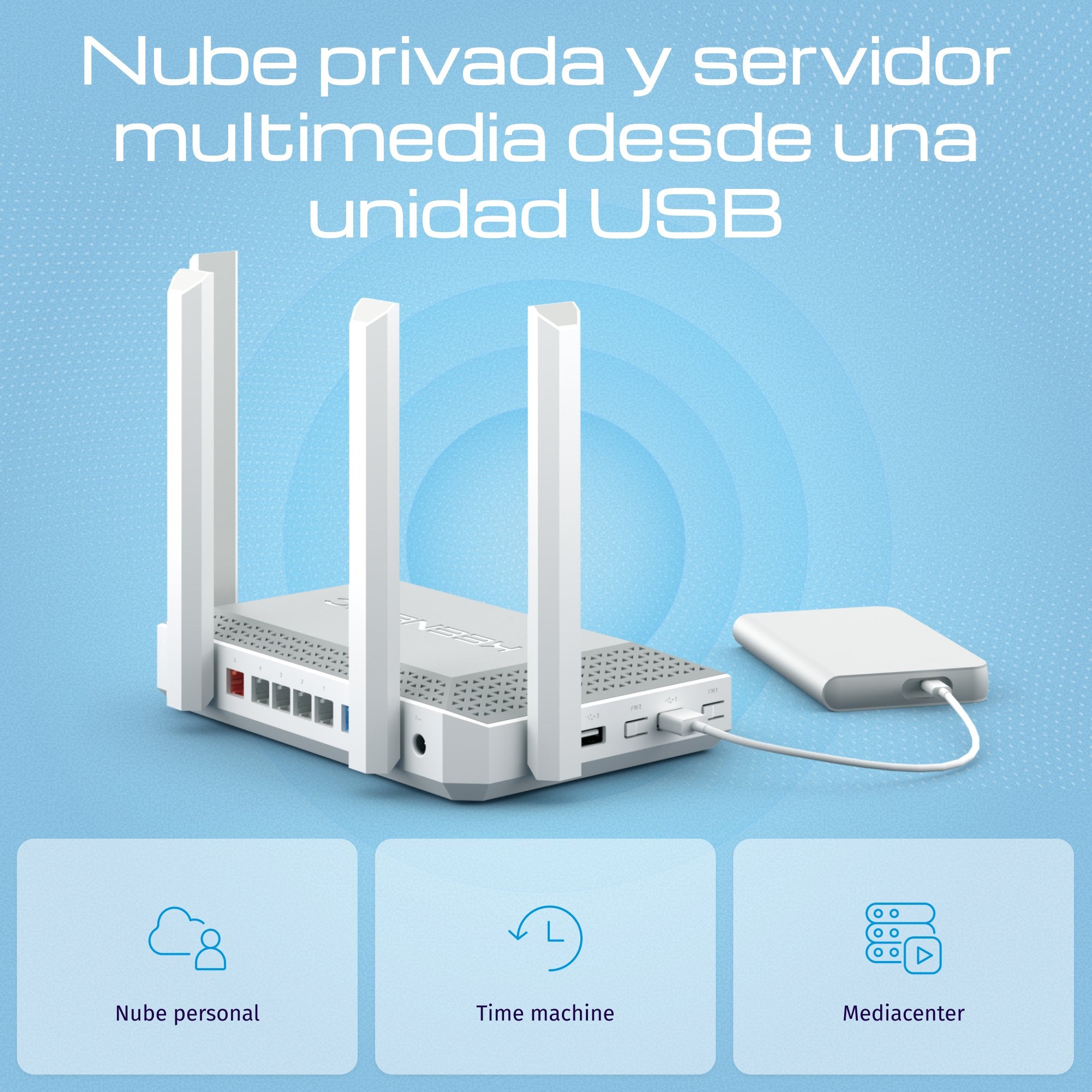 EAN 4897082922537 - Keenetic Titan (KN-1812) router inalámbrico 10 Gigabit Ethernet Doble banda (2,4 GHz / 5 GHz) Blanco imagen 7