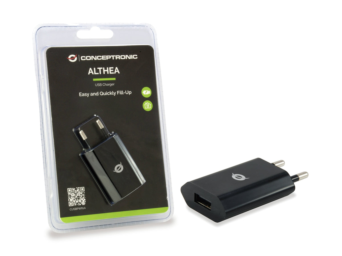 Conceptronic Cargador 5v Usb Conceptronic Para Enchufes De Pared C05-215