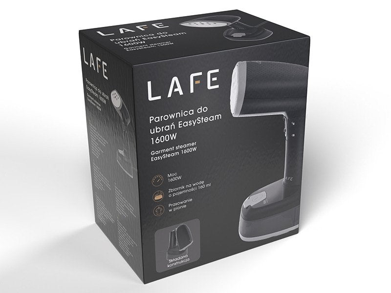 EAN 5907512875612 - Lafe EasySteam 1600 W Vaporizador manual de prendas 0,14 L Negro imagen 8