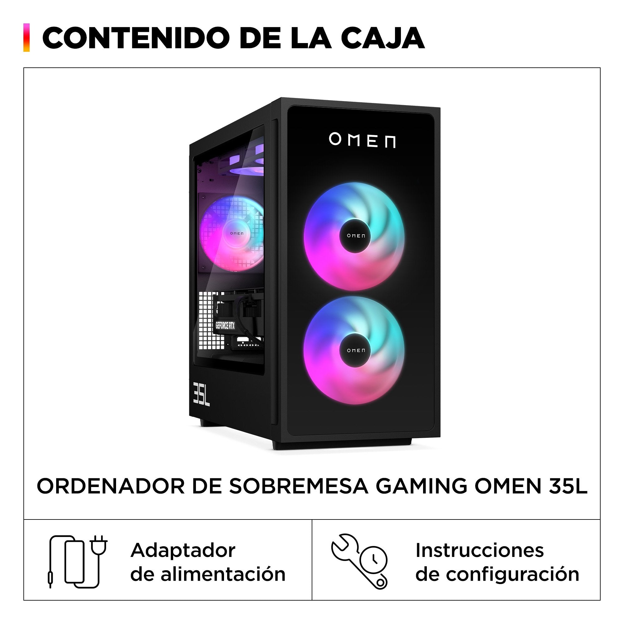 EAN 0199251297069 - HP OMEN 35L Gaming Desktop GT16-0051ns PC Intel® Core™ i5 i5-14400F 16 GB DDR5-SDRAM 1 TB SSD NVIDIA GeFo imagen 4