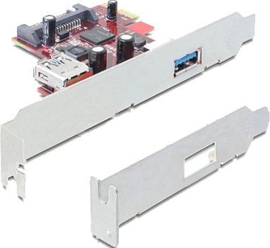 Pci Express X1 Karte Zu 1 X Extern + 1 X Intern Superspeed Usb 5 Gbps