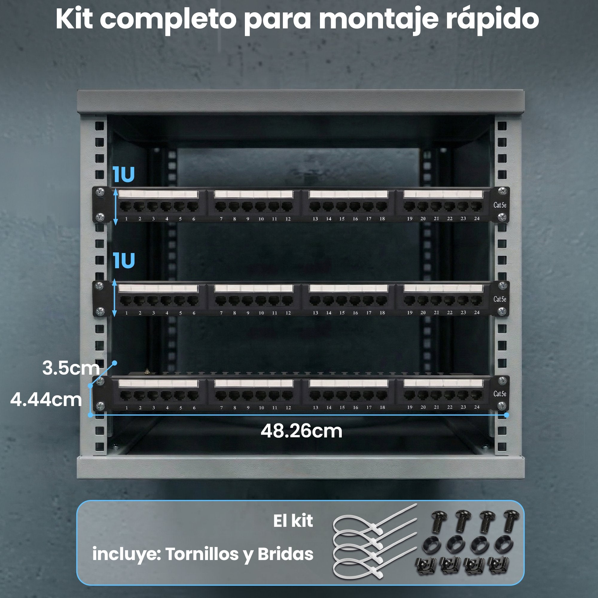 EAN 5902560369809 - Extralink EX.9809 panel de parcheo 1U imagen 13