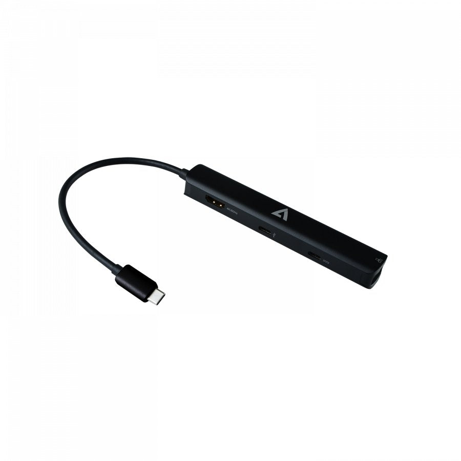 V7 Cd52893 Minidock Usb 3.2 Gen 1 (3.1 Gen 1) Type-C Negro