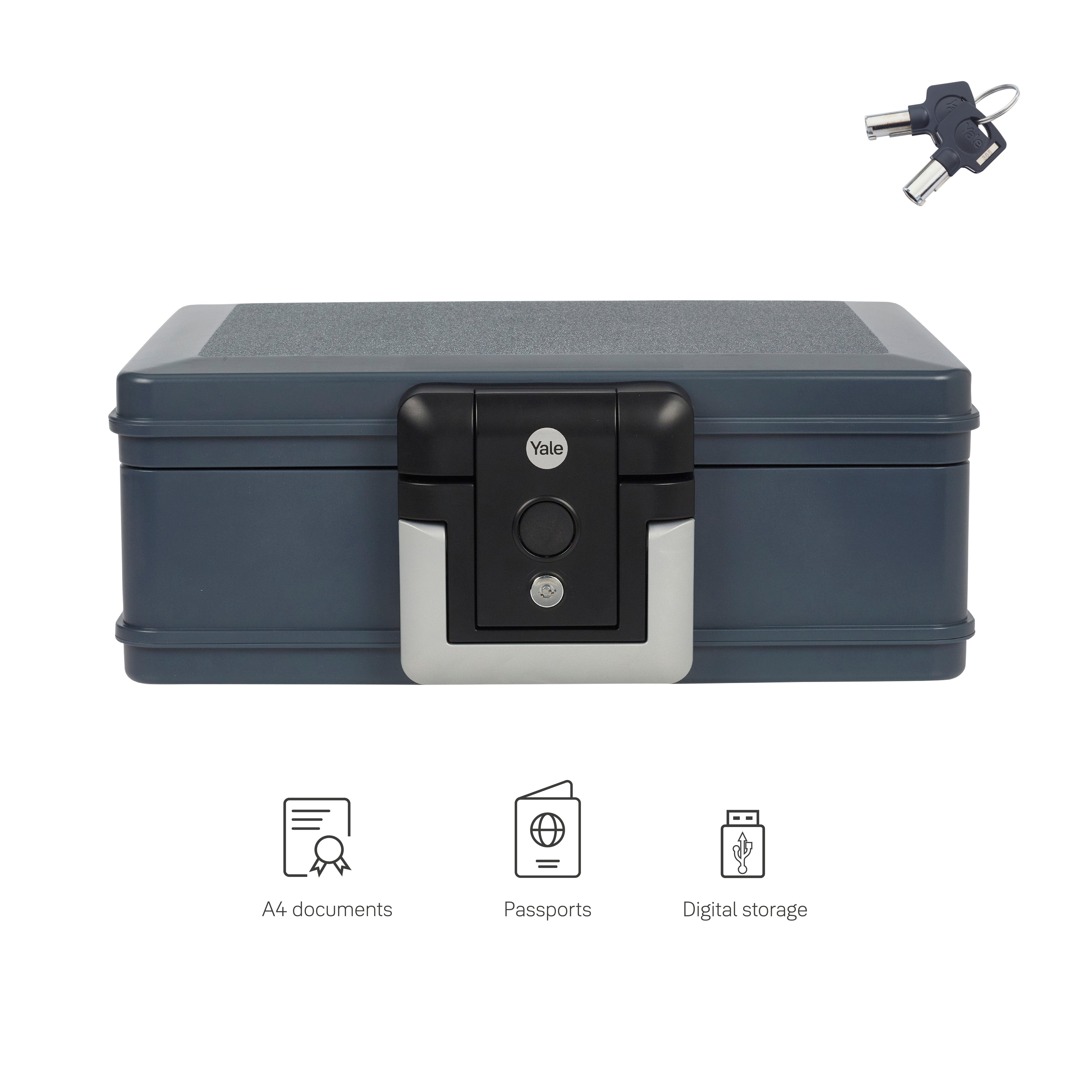 EAN 5052847125908 - Yale YFWC/155/KB1 caja fuerte Transporte seguro 6,9 L Plástico Gris imagen 12