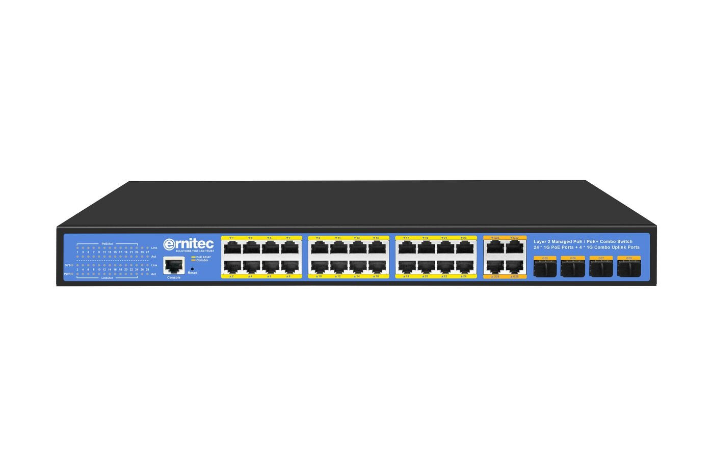 EAN 5715063507773 - Ernitec ELECTRA-M224-1GB-370W switch imagen 1