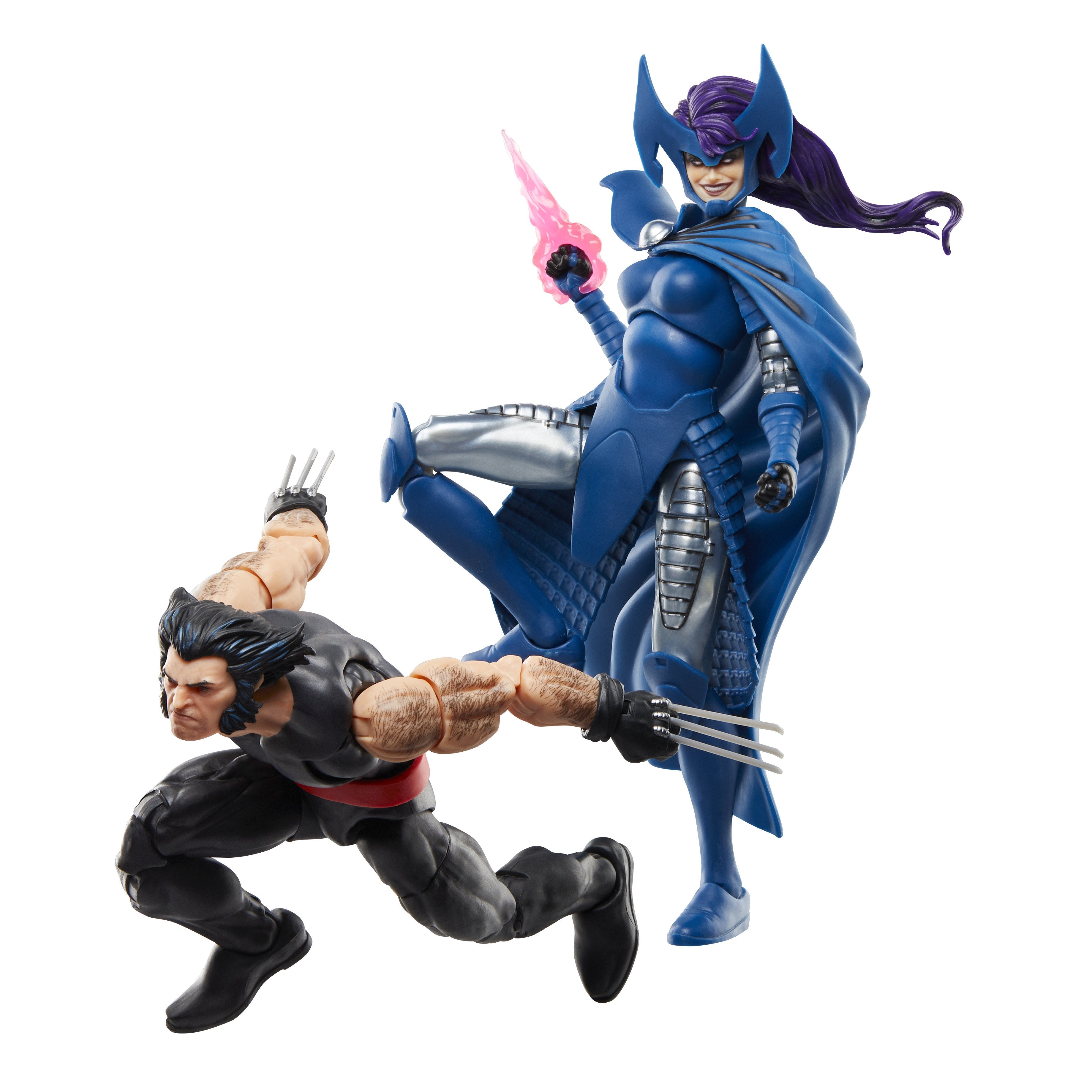 Set Figuras Hasbro Marvel Legends Series Wolverine & Lady Psylocke